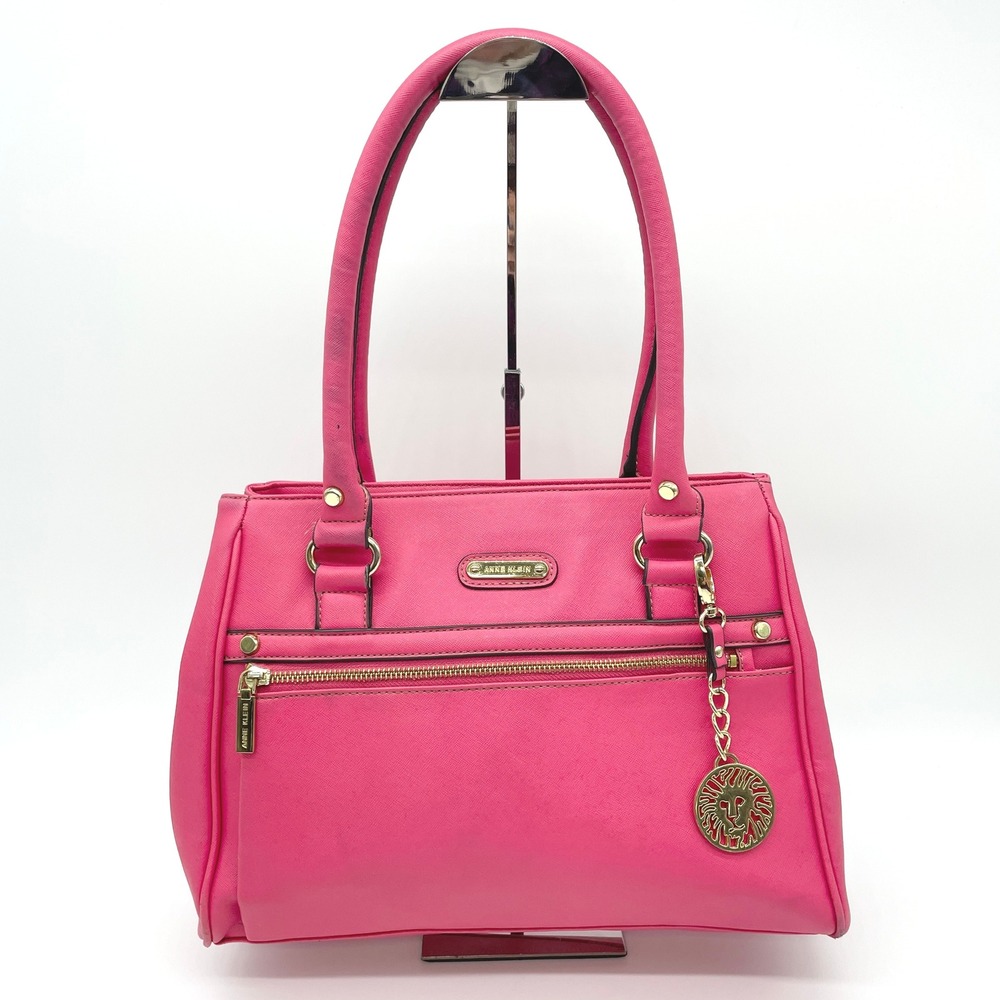Anne Klein Satchel Shoulder Bag Girly Pink Satchel Y2K Polished Elle Coquette‎